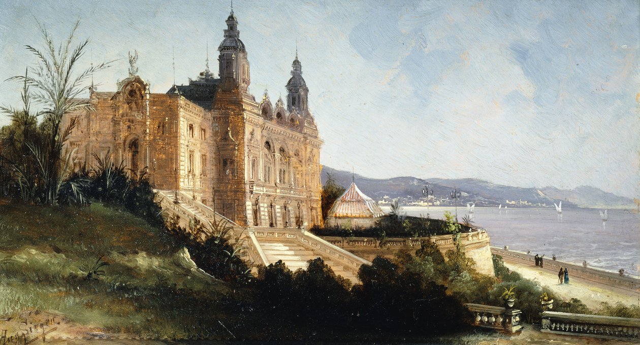 The Casino at Monte Carlo by August Siegen