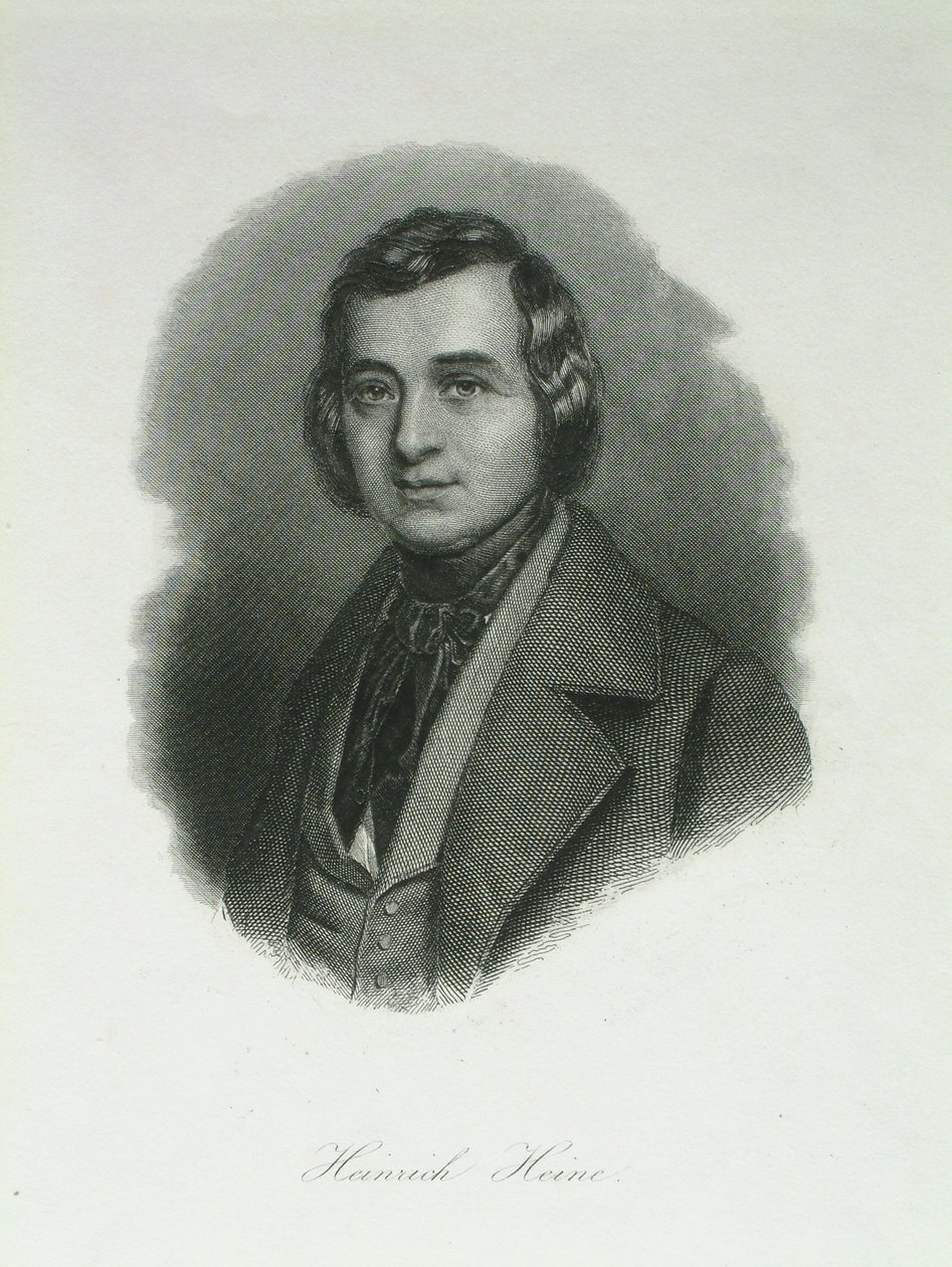 Portrait of the Poet Heinrich Heine, 1842 by August Weger