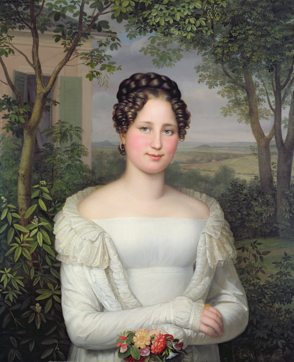 Portrait of Frau Horstmann by August von der Embde