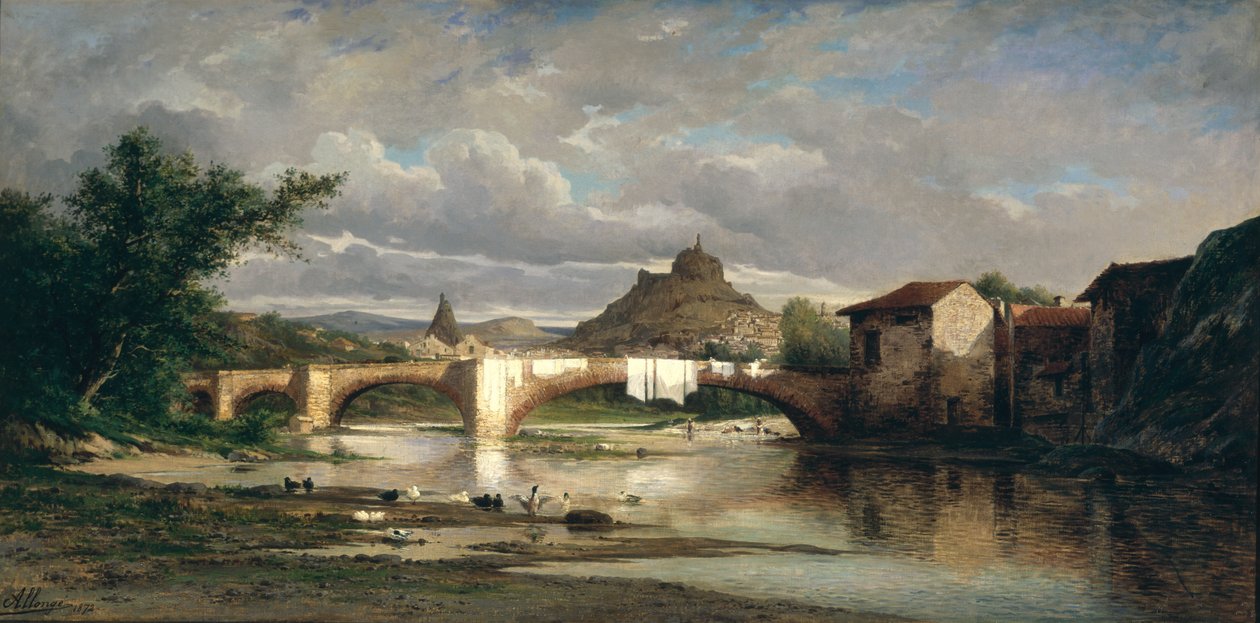View of Puy-en-Velay from Espaly by Auguste Allonge