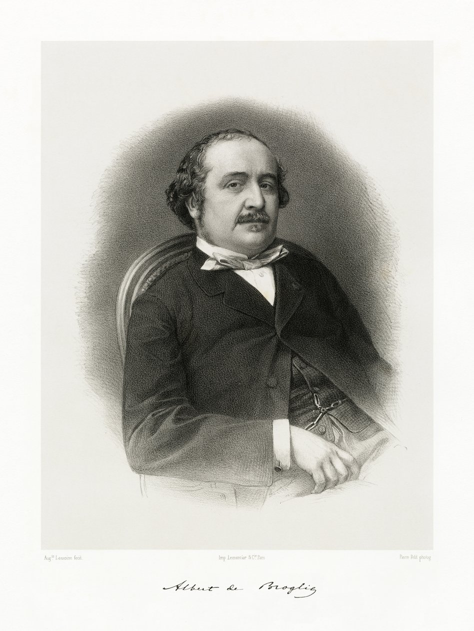Jacques Victor Albert, Prince de Broglie by Auguste Charles Lemoine