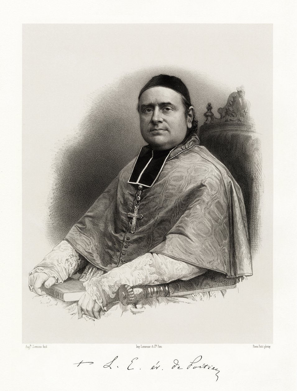 Louis Edouard Pie by Auguste Charles Lemoine