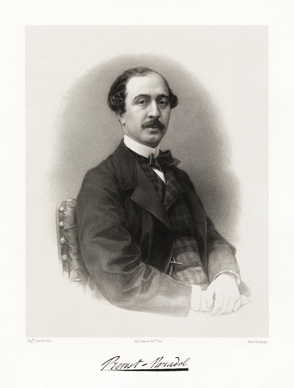 Lucien Anatole Prévost-Paradol by Auguste Charles Lemoine