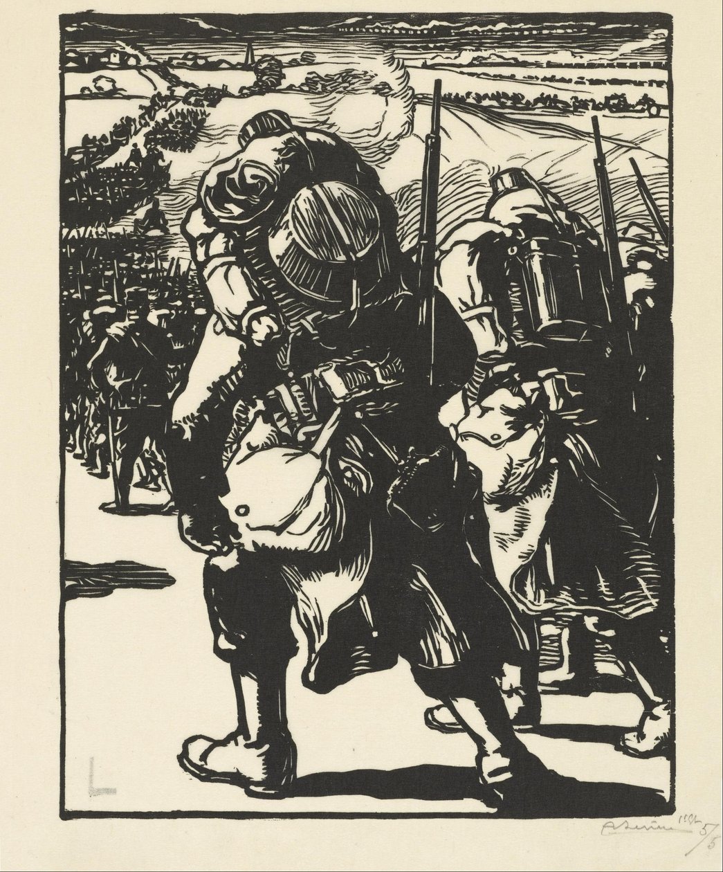 Le Concentration by Auguste Louis Lepère