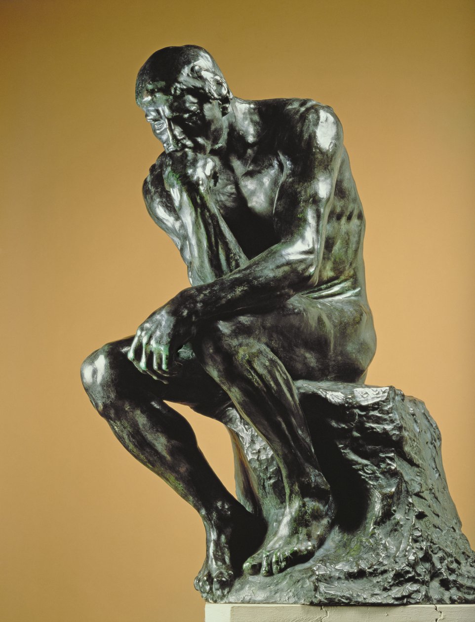 The Thinker (detail) by Auguste Rodin: Buy fine art prints