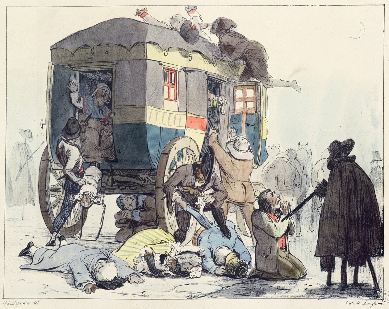 The Inconvenience by Auguste Xavier Leprince