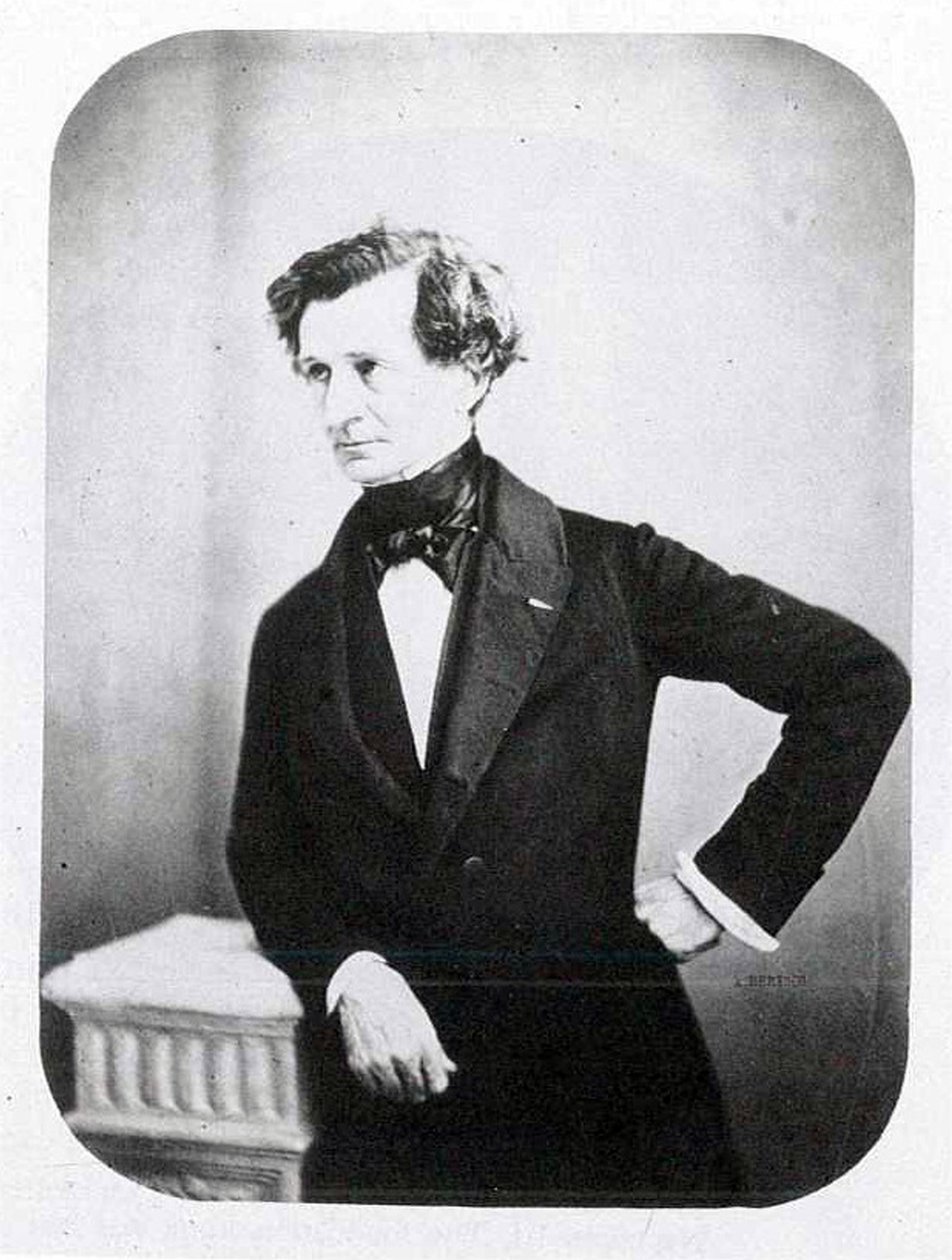 Portrait of Hector Berlioz by Auguste Adolphe Bertsch
