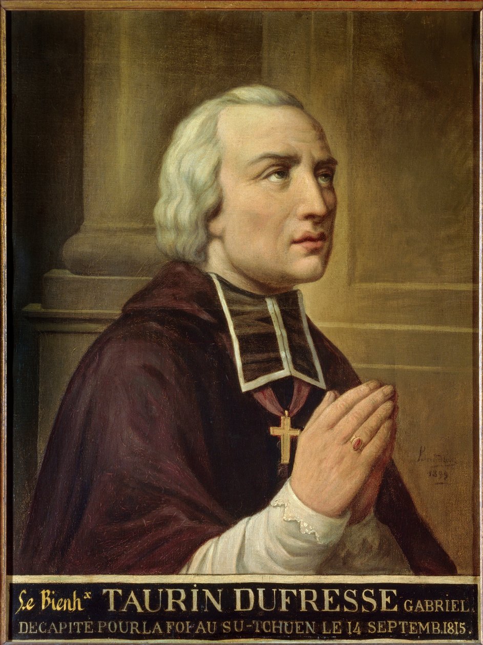 The Missionary Taurin Dufresse by Auguste Alexandre Baudran