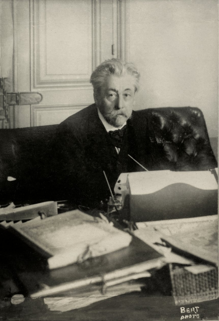 Portrait of Writer Frederic Masson by Auguste Bert