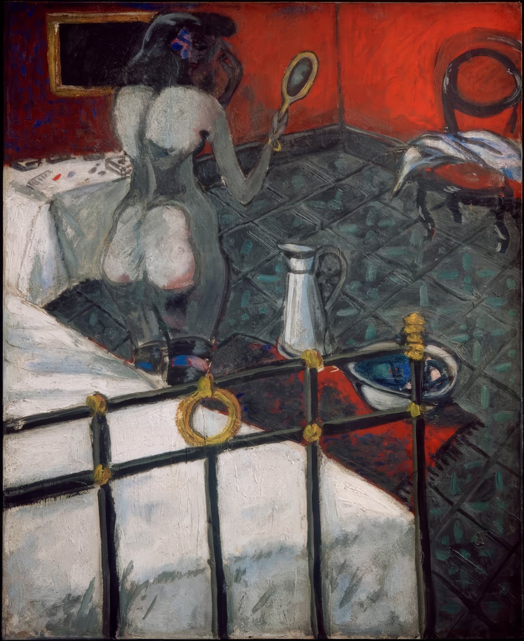 Nude with Copper Bed by Auguste Chabaud