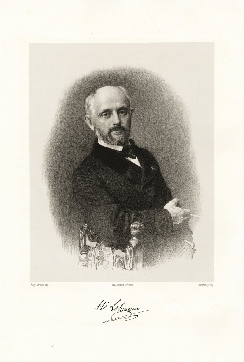 Henri Lehmann by Auguste Charles Lemoine