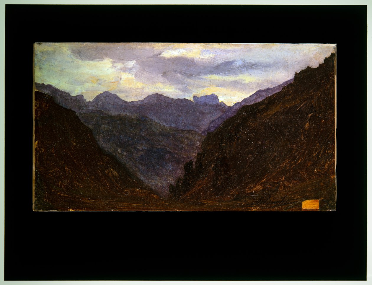 Two Landscapes by Auguste Francois Bonheur