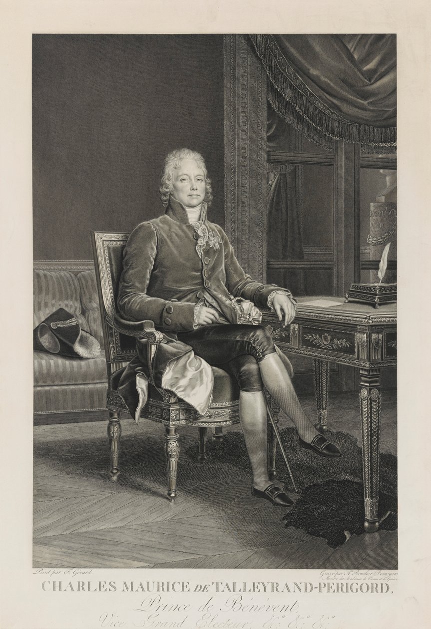Charles Maurice de Talleyrand-Perigord by Auguste Gaspard Louis Desnoyers