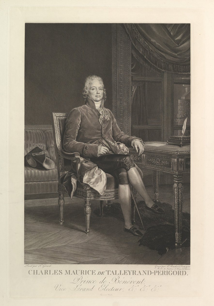 Portrait of Charles Maurice de Talleyrand-Périgord by Auguste Gaspard Louis Desnoyers