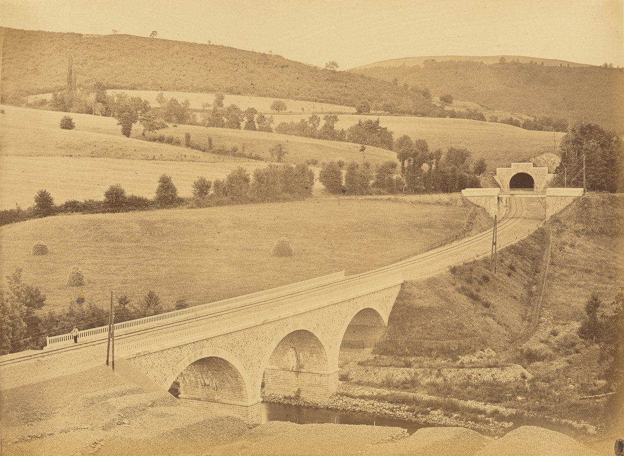 Viaduct on the Rhims, Near Hospital by Auguste Hippolyte Collard