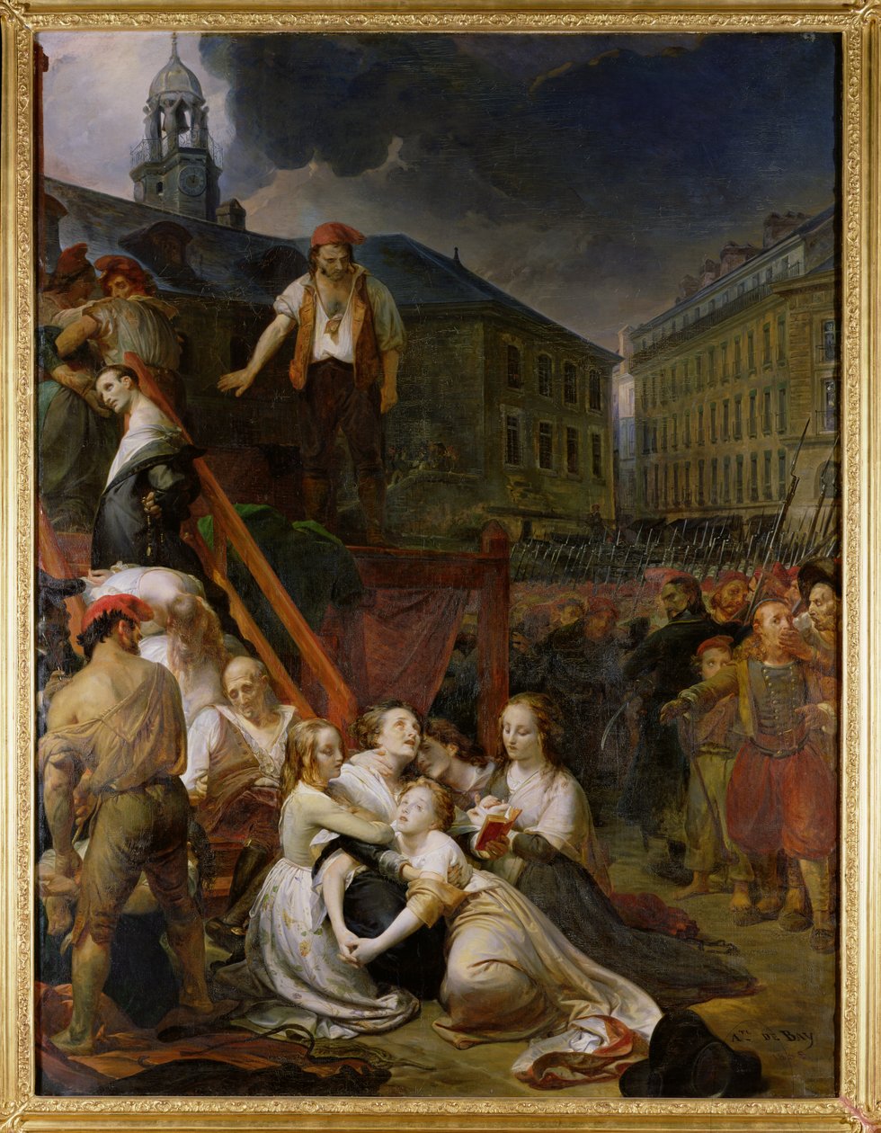 Episode in Place du Bouffay, Nantes, 1793, 1859 by Auguste Hyacinthe Debay