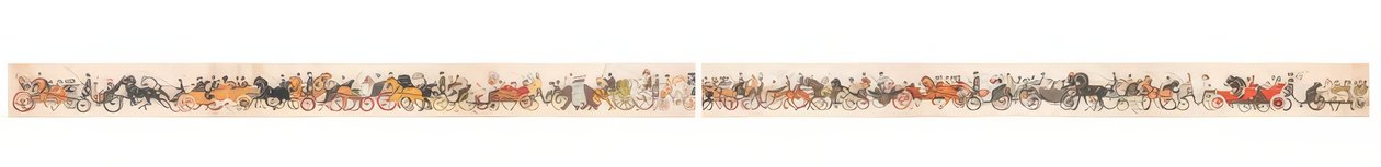 The Return from the Races by Auguste Jean Baptiste Roubille