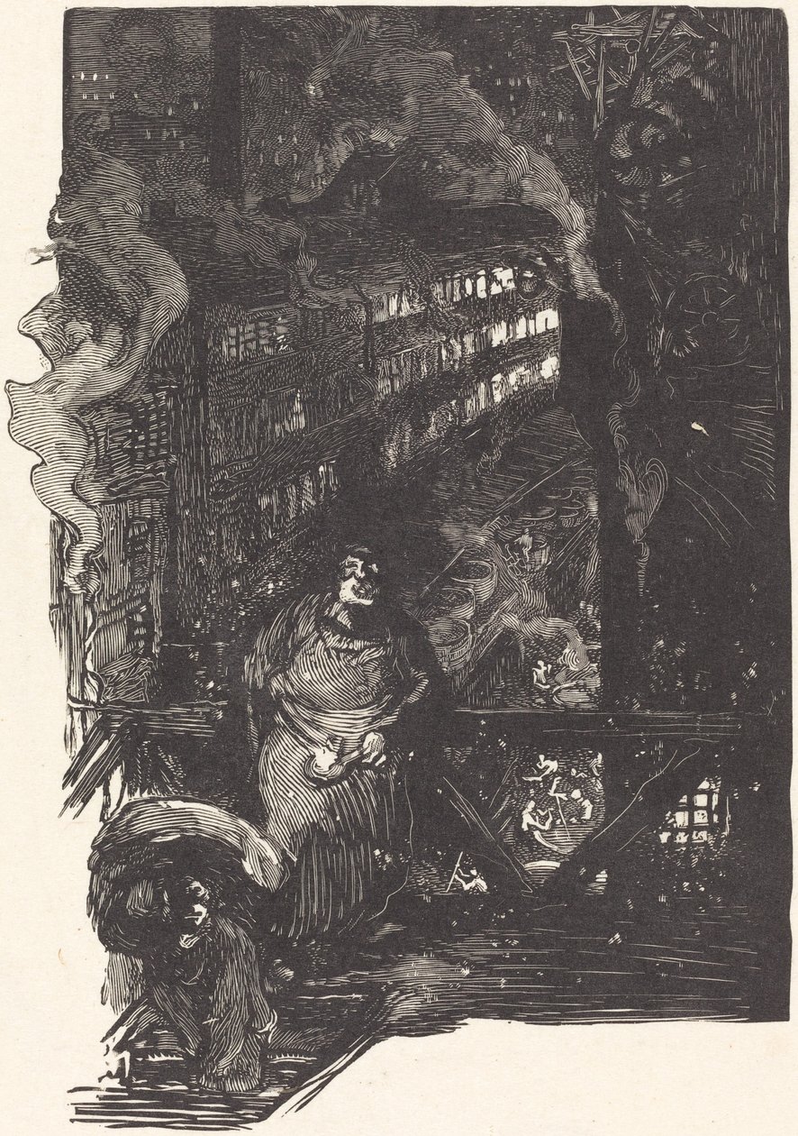 Atelier de Magisserie aux Gobelins by Auguste Lepere