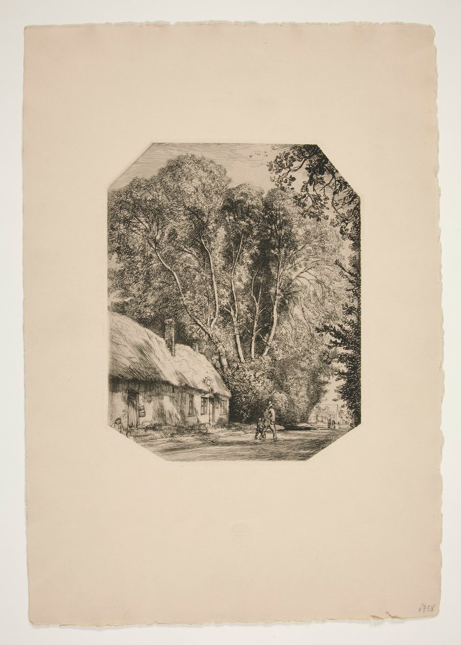 Le Bout Genet (Crevecoeur-le-Grand) by Auguste Lepere