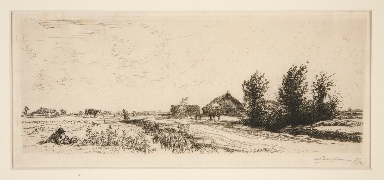 The Little Cowkeeper by Auguste Lepere