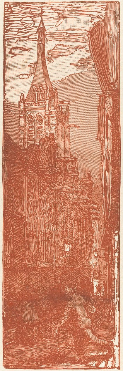 Saint-Severin by Auguste Lepere