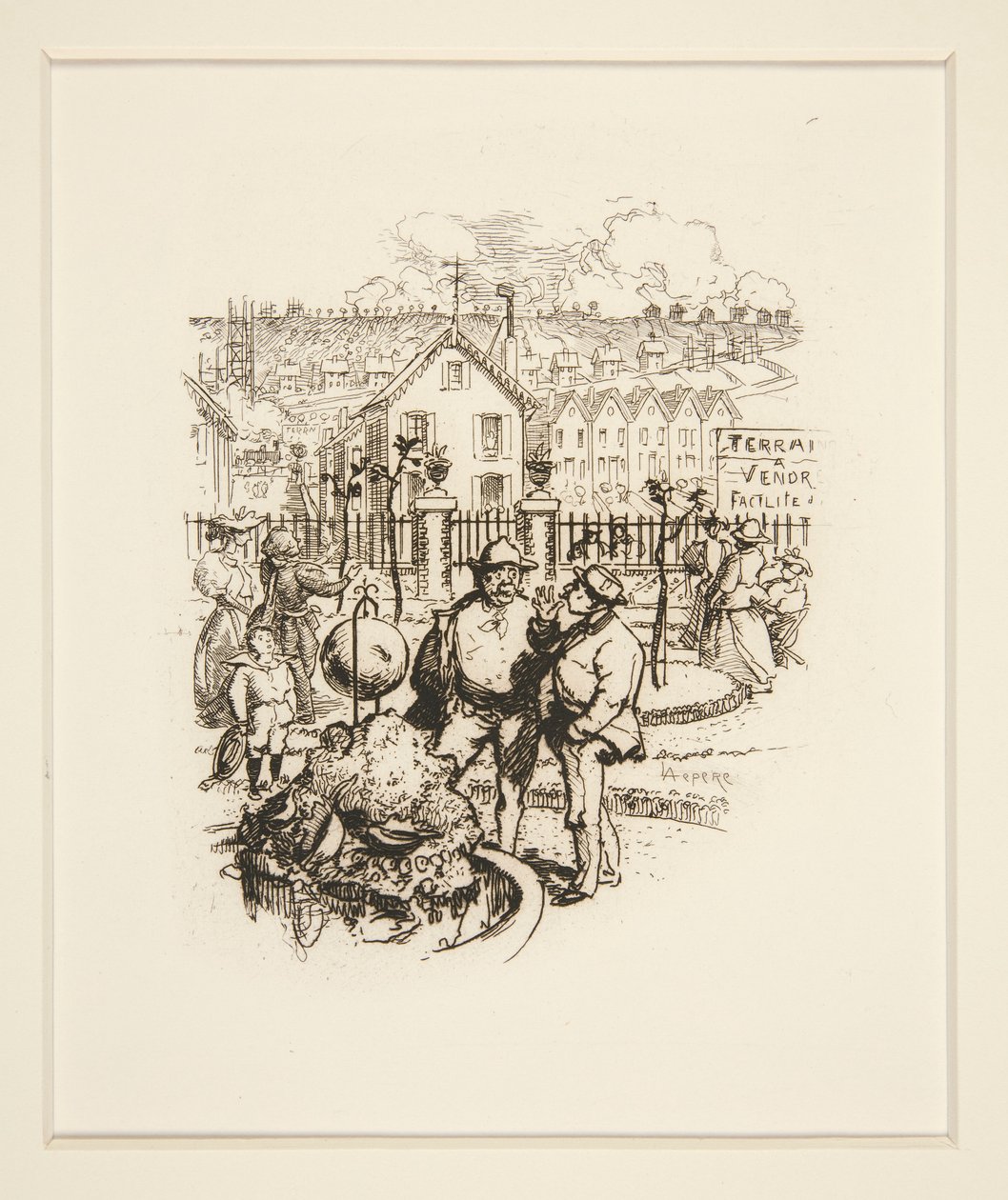 Suburban Park by Auguste Lepere
