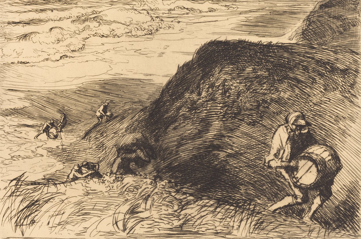 Wreckers, Saint-Jean-de-Monts, 1915 by Auguste Lepere