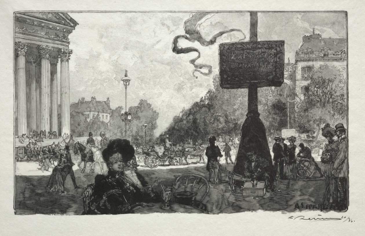 Corner of Royale Street by Auguste Louis Lepère