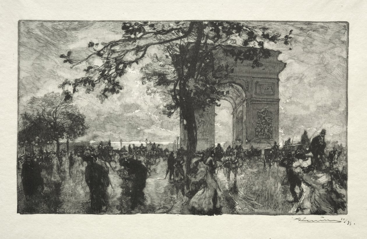 Return from the Woods by Auguste Louis Lepère