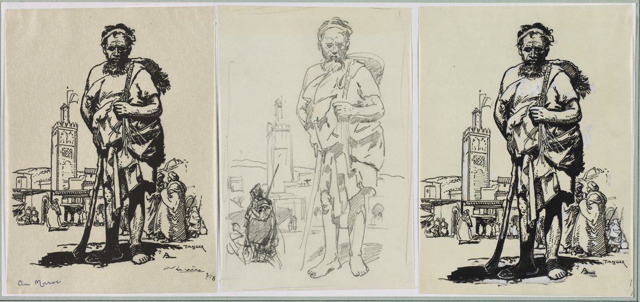 In Morocco, 1914 by Auguste Louis Lepère