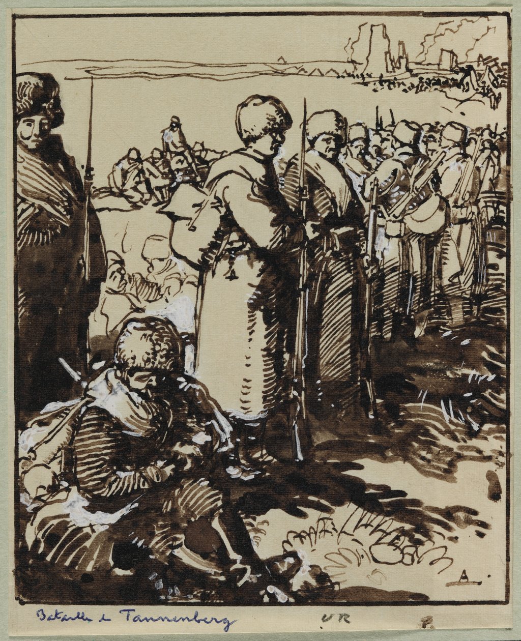 Battle of Tannenberg, 1914 by Auguste Louis Lepère