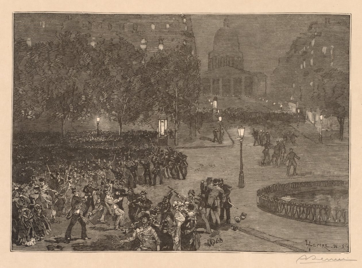 Woods of the World: The Troubles of the Latin Quarter by Auguste Louis Lepère
