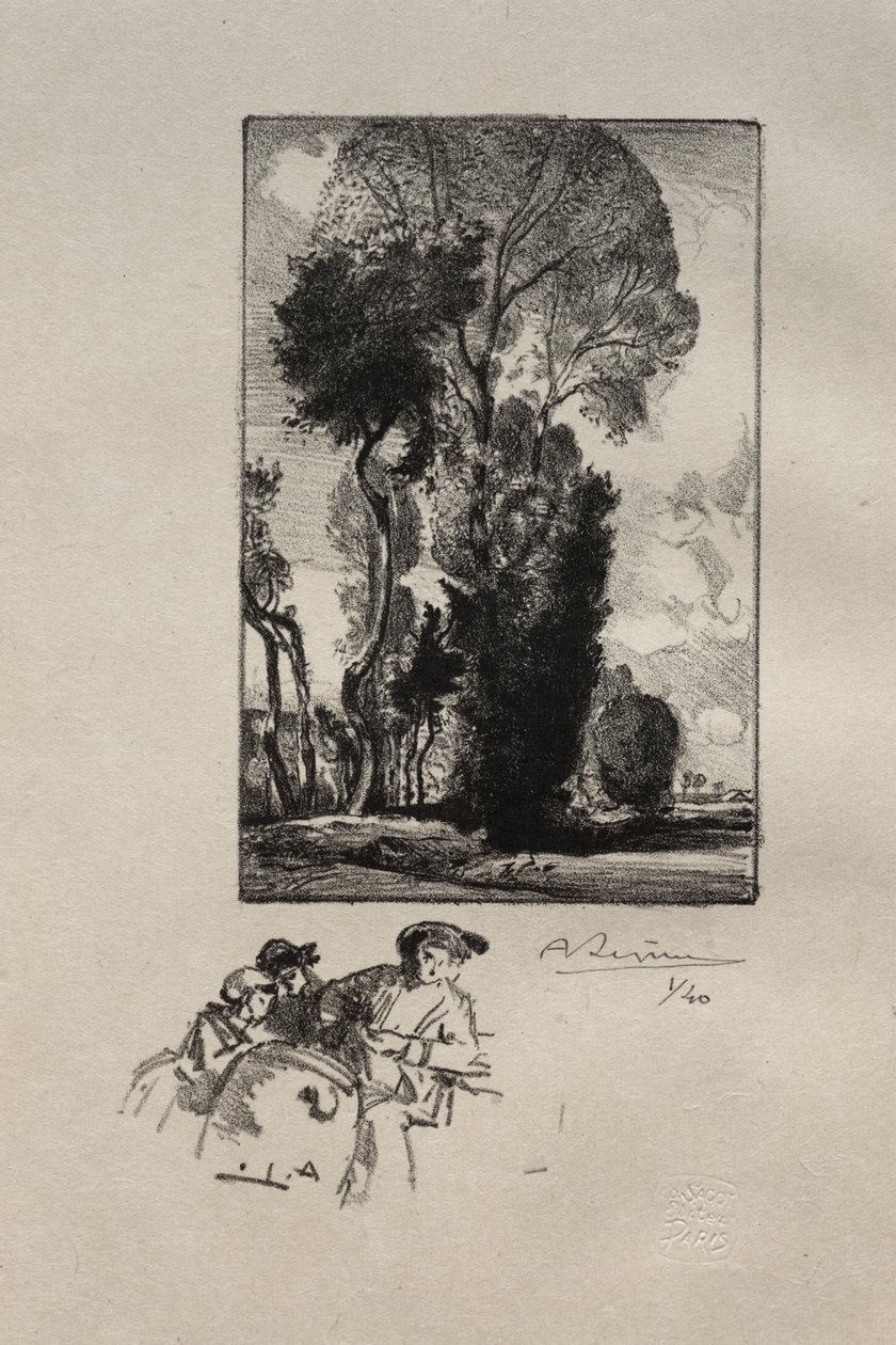 Le Bocage by Auguste Louis Lepère