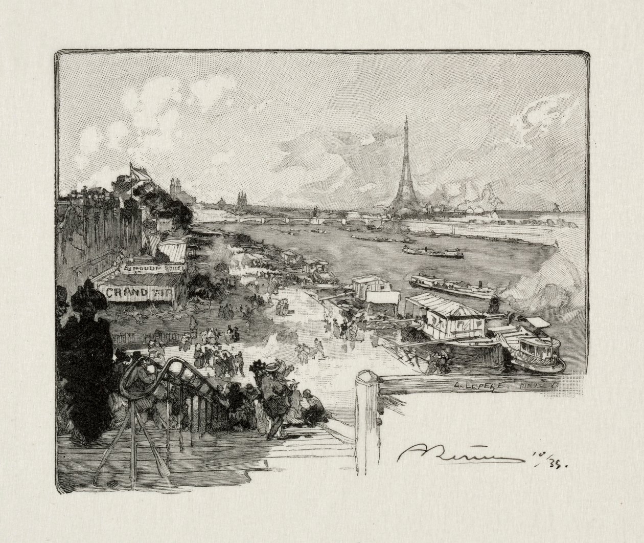 Le Point du Jour by Auguste Louis Lepère