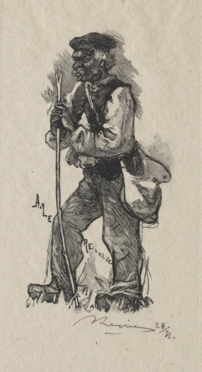 The Snake Charmer, 1889 by Auguste Louis Lepère