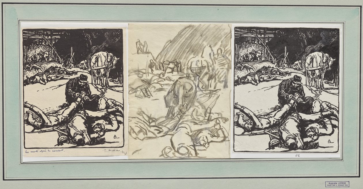 The Dead after the Battle by Auguste Louis Lepère