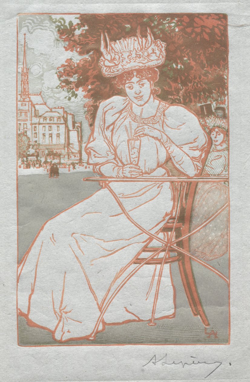 Paris Almanac, 1897: Summer by Auguste Louis Lepère