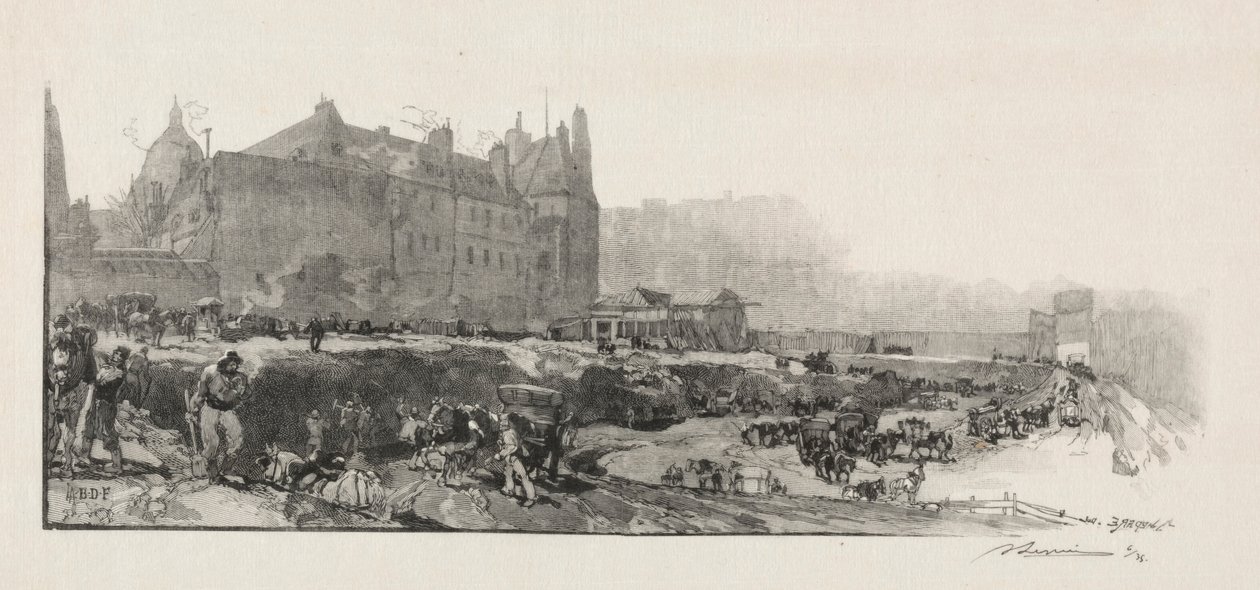 Old Sorbonne by Auguste Louis Lepère