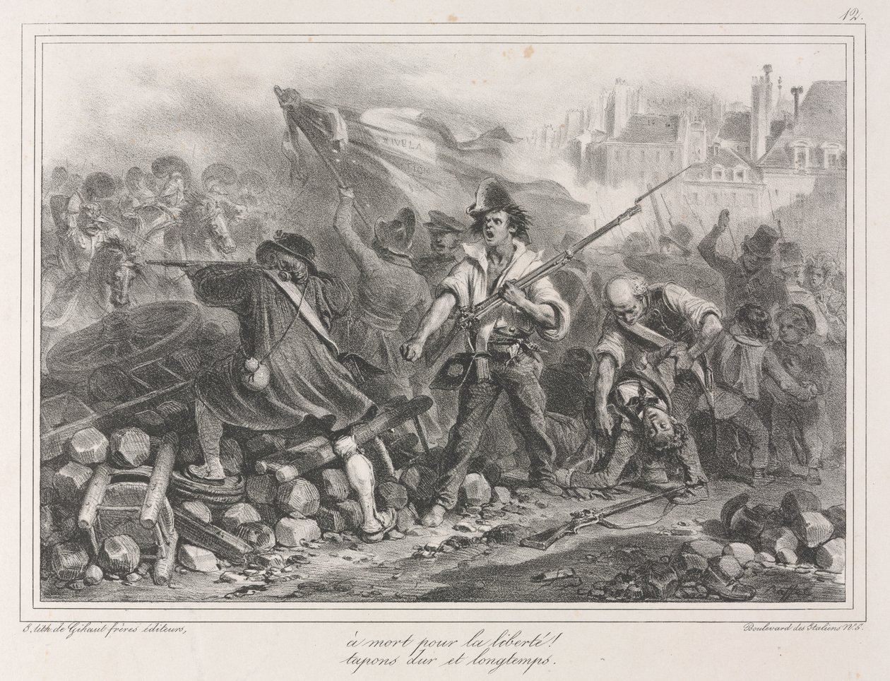 Album of 1831: Freedom or Death! by Auguste Raffet