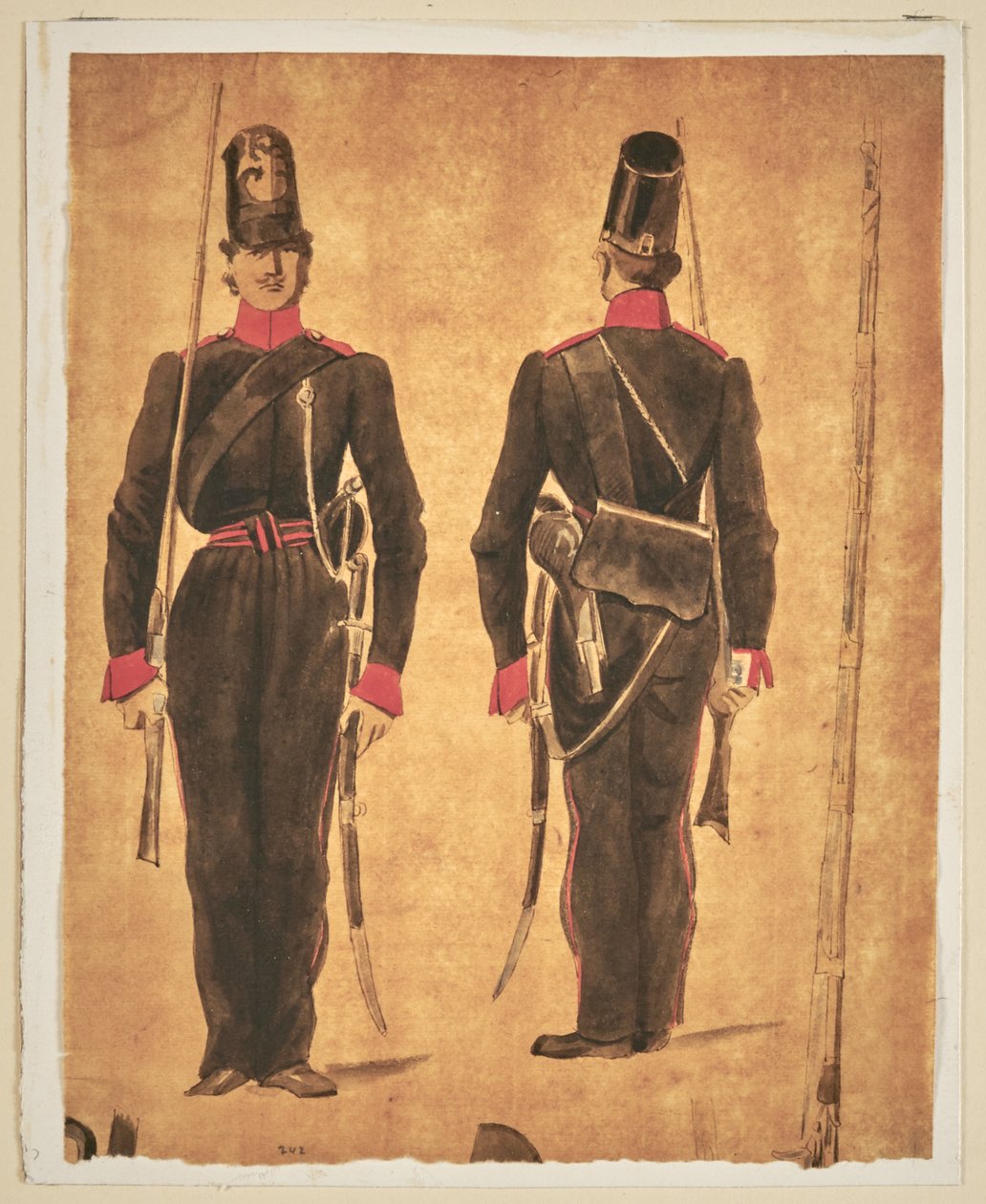 Military Uniform Study: Artillery by Auguste Raffet