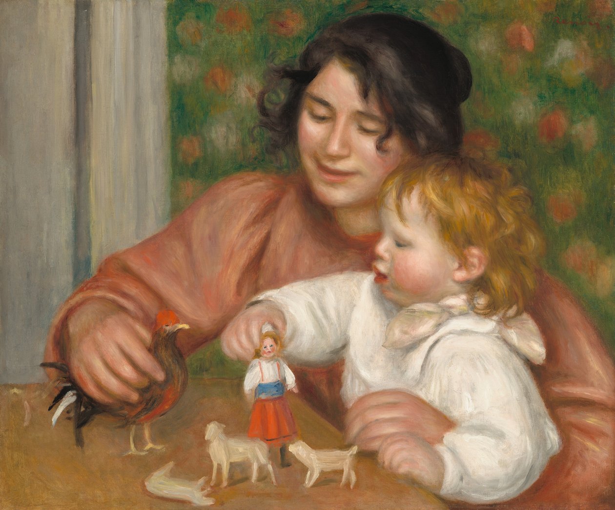 Child with Toys - Gabrielle and the Artist