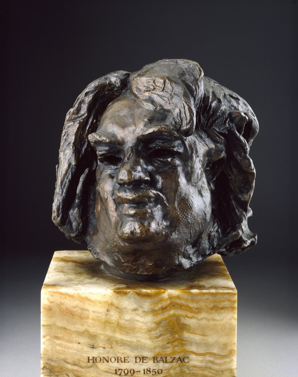 Balzac, Head Before the Last Study by Auguste Rodin