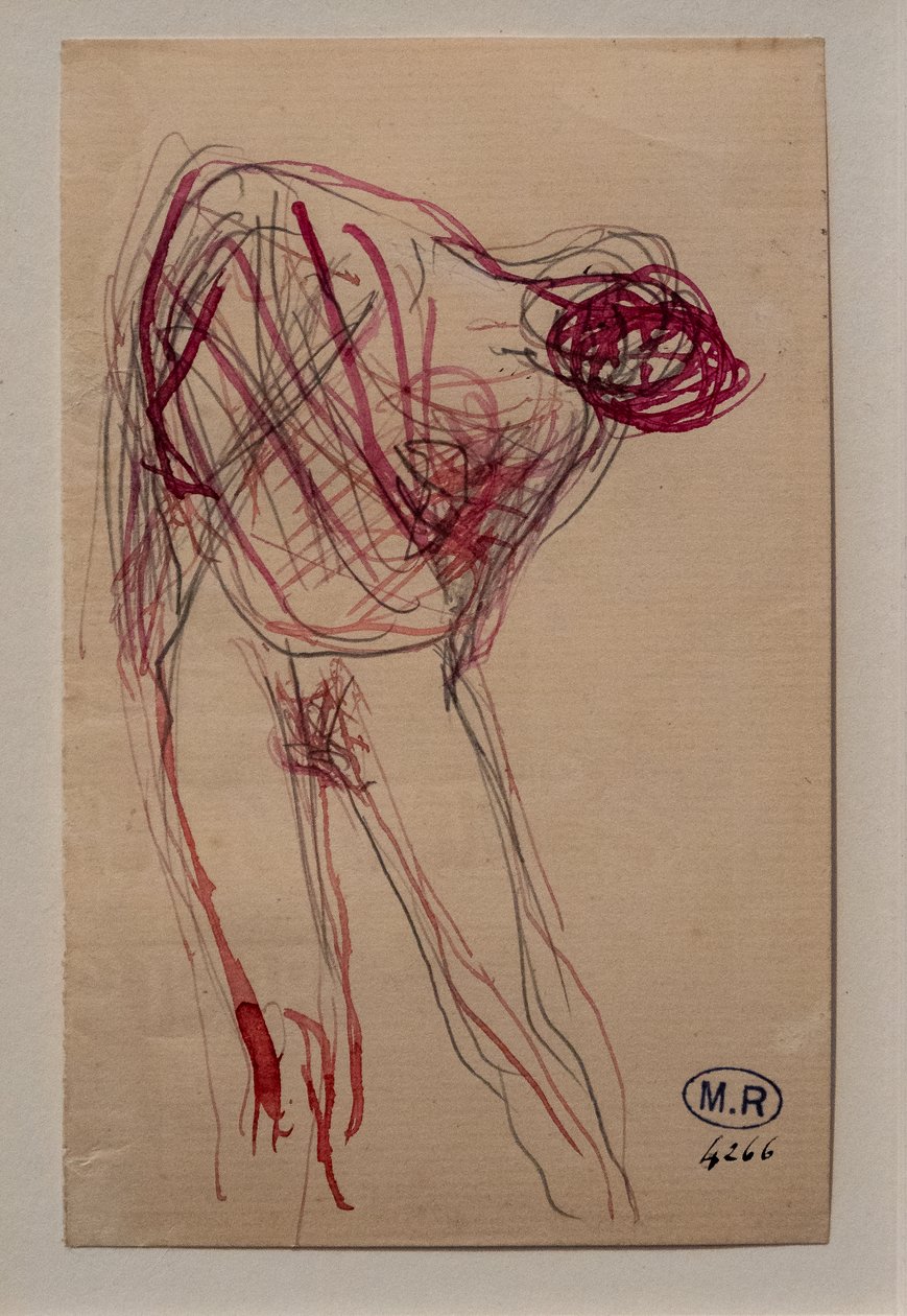 Half-naked Woman, Leaning to the Right by Auguste Rodin