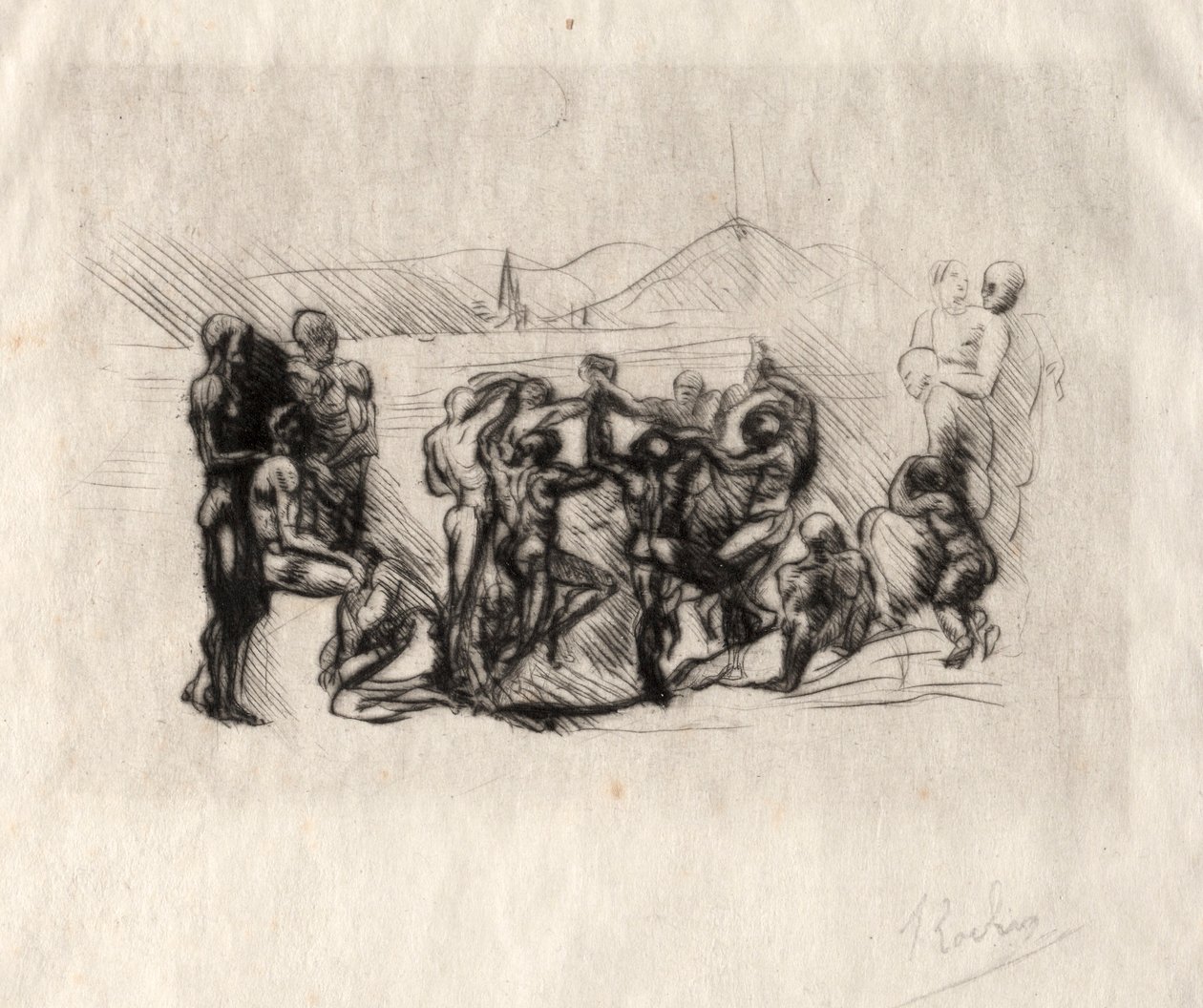 La Ronde, 1883 by Auguste Rodin