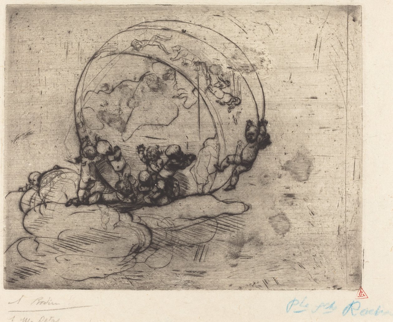 Les Amours Conduisant le Monde, 1881 by Auguste Rodin
