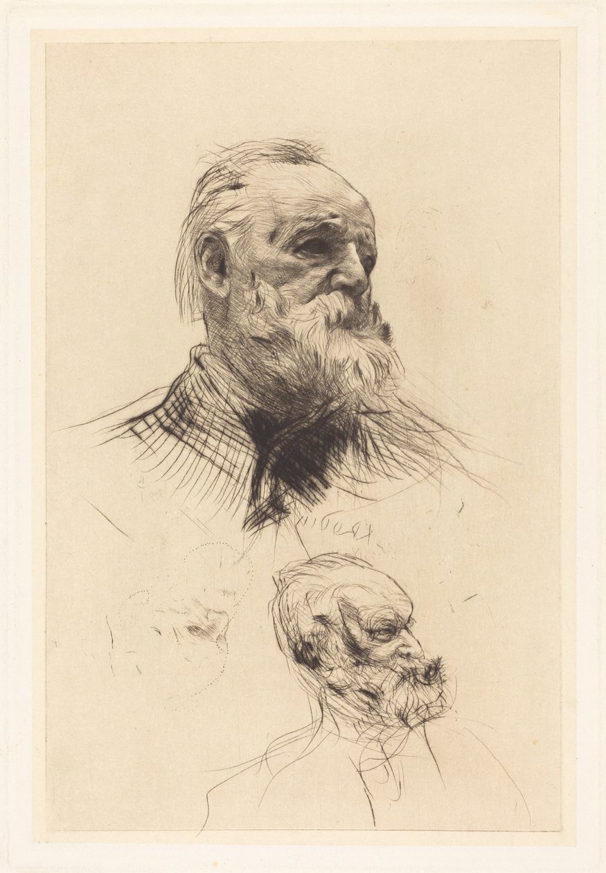 Victor Hugo, Three-Quarter View by Auguste Rodin