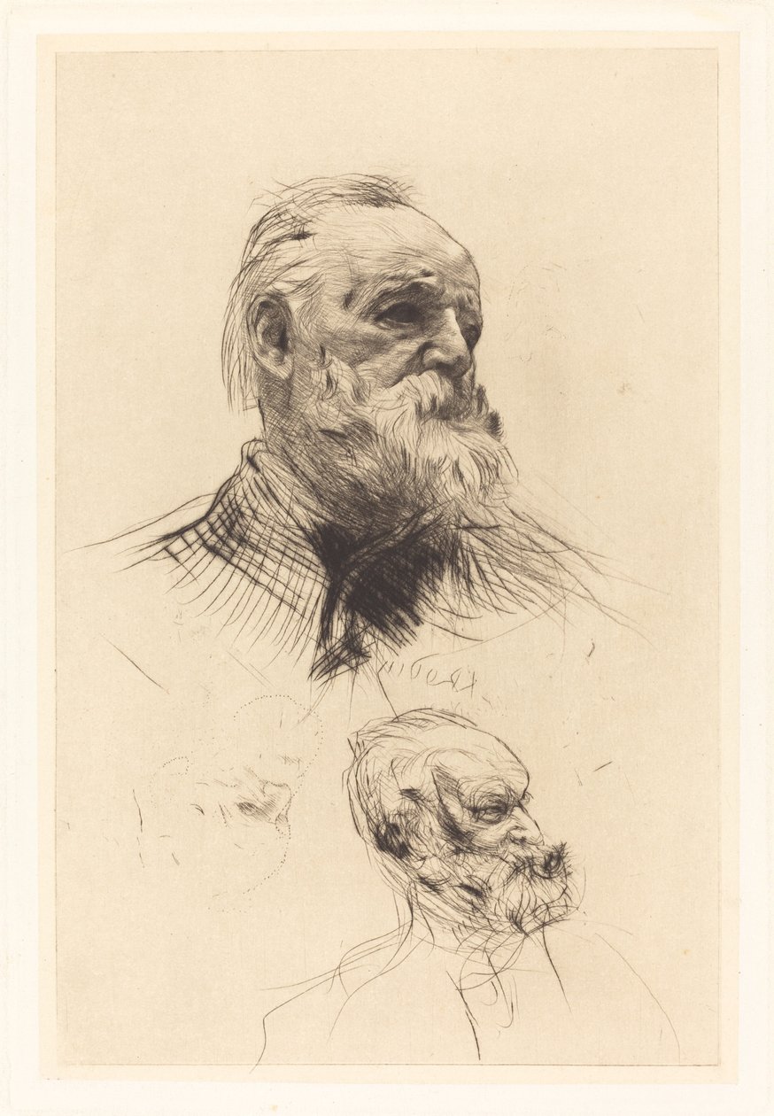 Victor Hugo, De Trois Quarts, 1884 by Auguste Rodin