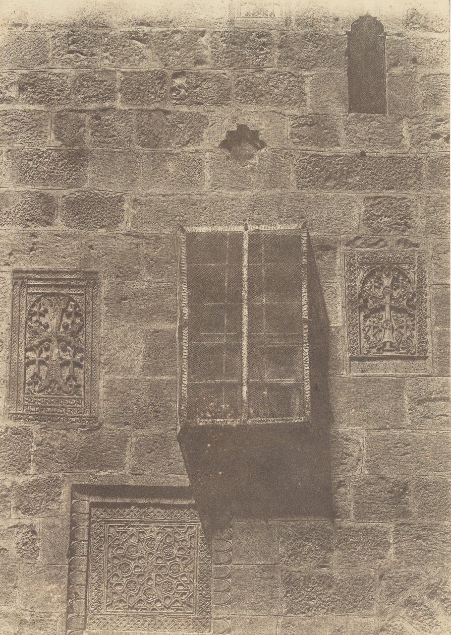 Jerusalem. Armenian Convent. Ornaments by Auguste Salzmann