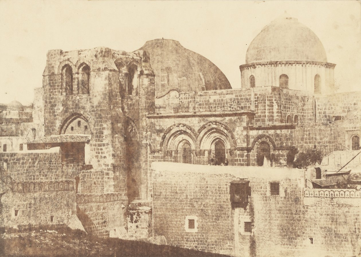 Jerusalem. Saint-Sepulchre. General View 2 by Auguste Salzmann