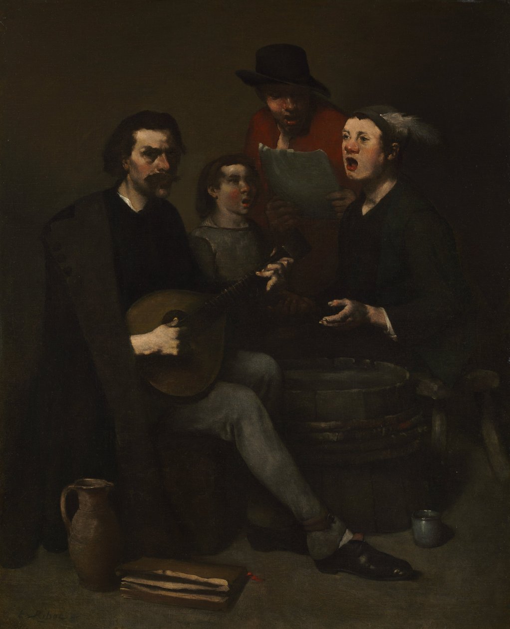 Singers by Auguste Theodule Ribot